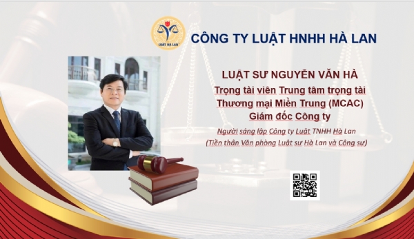 Luật sư thành viên Công ty Luật Hà Lan